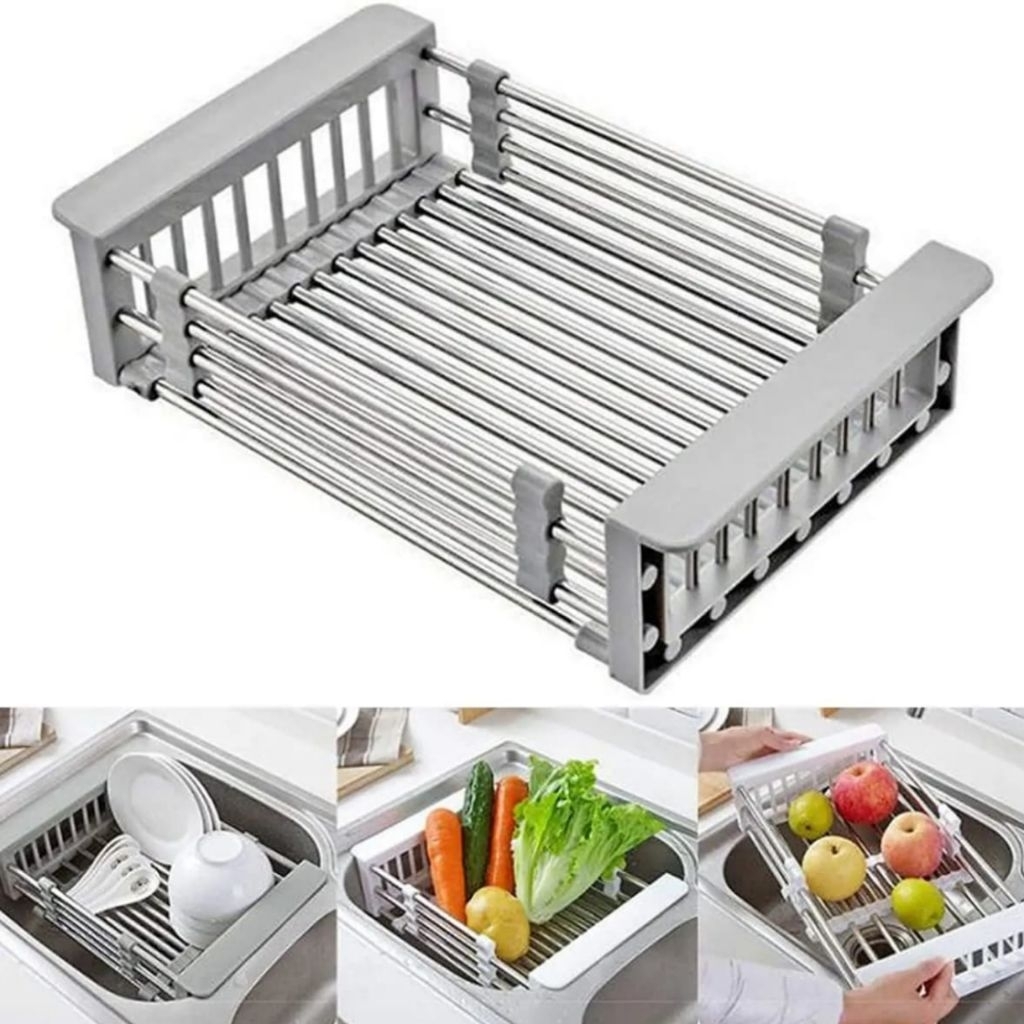 Tirisan Kitchen Sink Stainless Model Tarik /Tirisan Wastafel/ Tirisan Piring Sayur