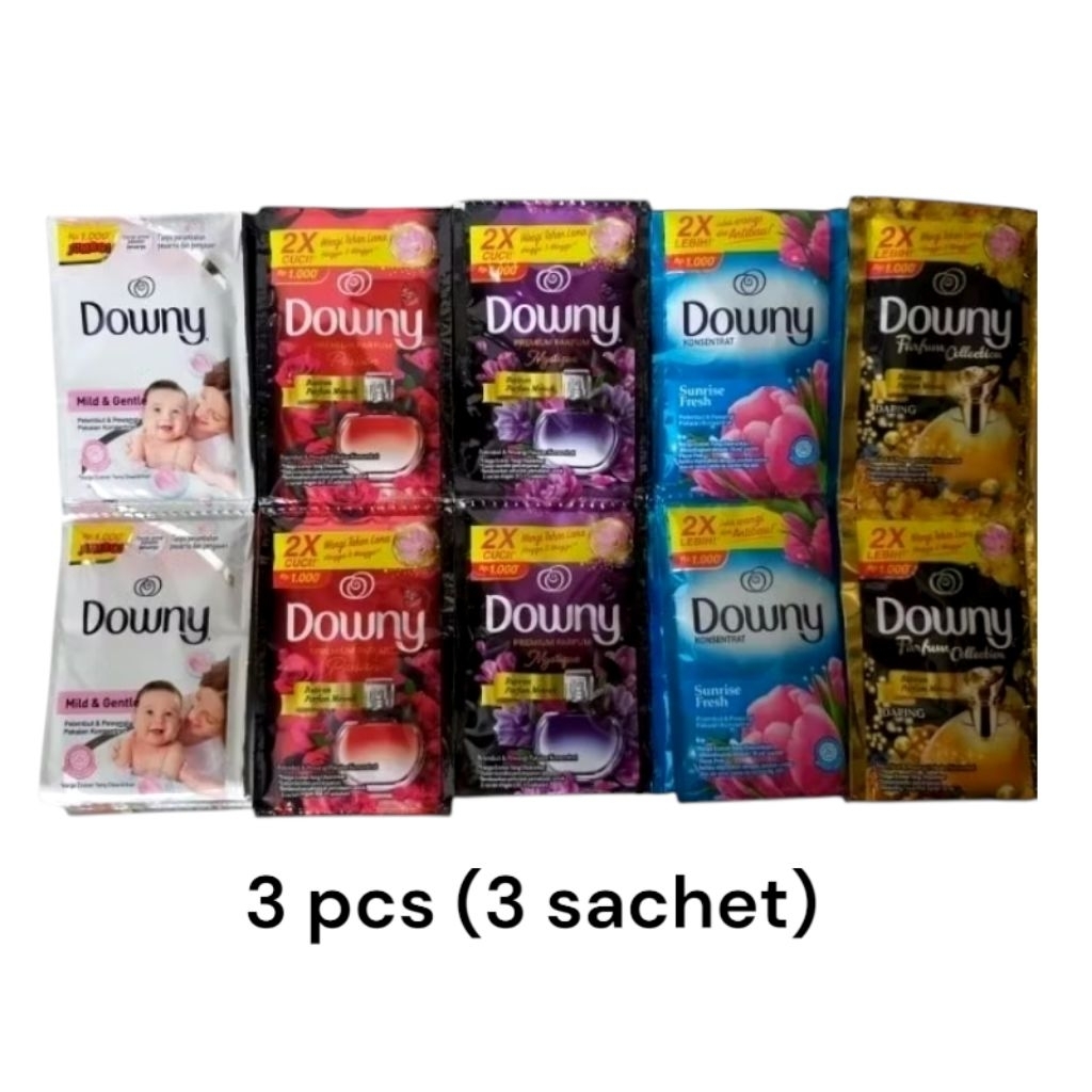 3 Sachet Downy 1000 Pewangi Pakaian