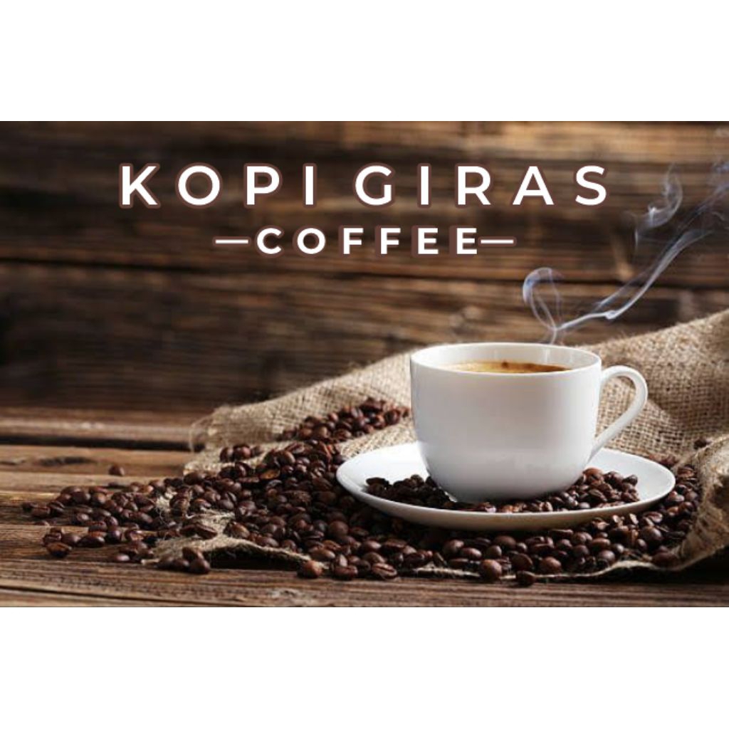 Kopi bubuk Hitam Kopi Giras Kemasan 1kg
