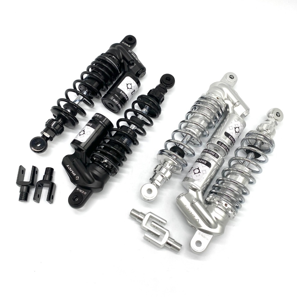 Shock Belakang DUCI DC-RS3 Tabung Atas Almunium CNC Universal Matic & Bebek Ukuran 310-335mm Klik Fu