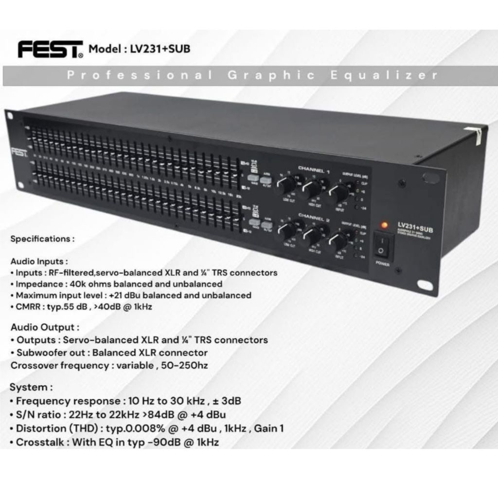 Equaliser Fest LV 231+ Sub Original Fest Equaliser