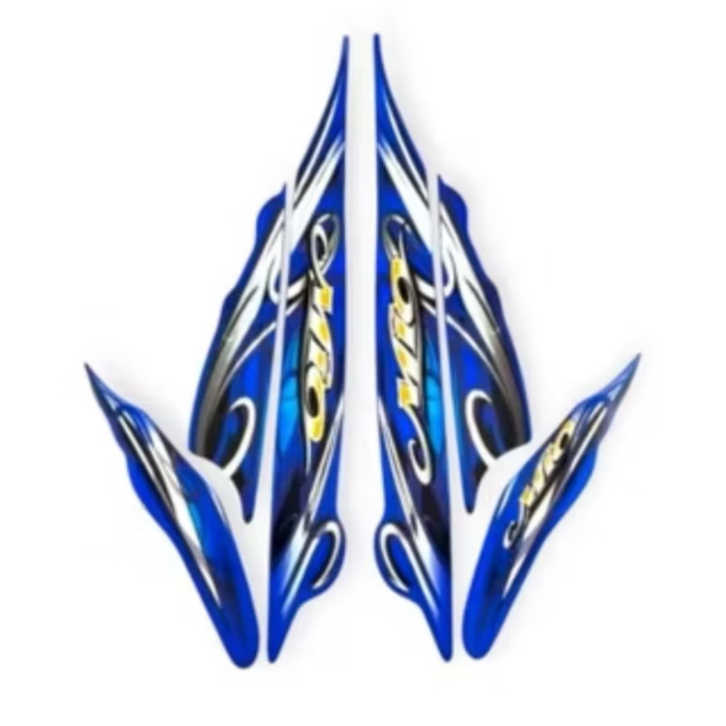 striping/stiker yamaha mio smile biru batik