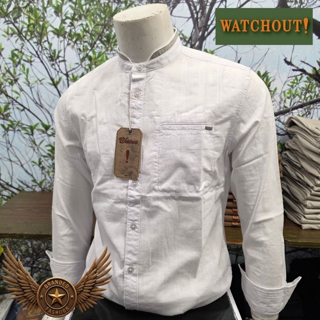 WATCHOUT CASUAL KEMEJA KOKO LENGAN PANJANG WS812500002 WHITE