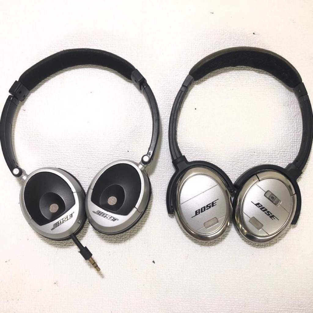 Bose qc3 & bose on ear headphone stereo