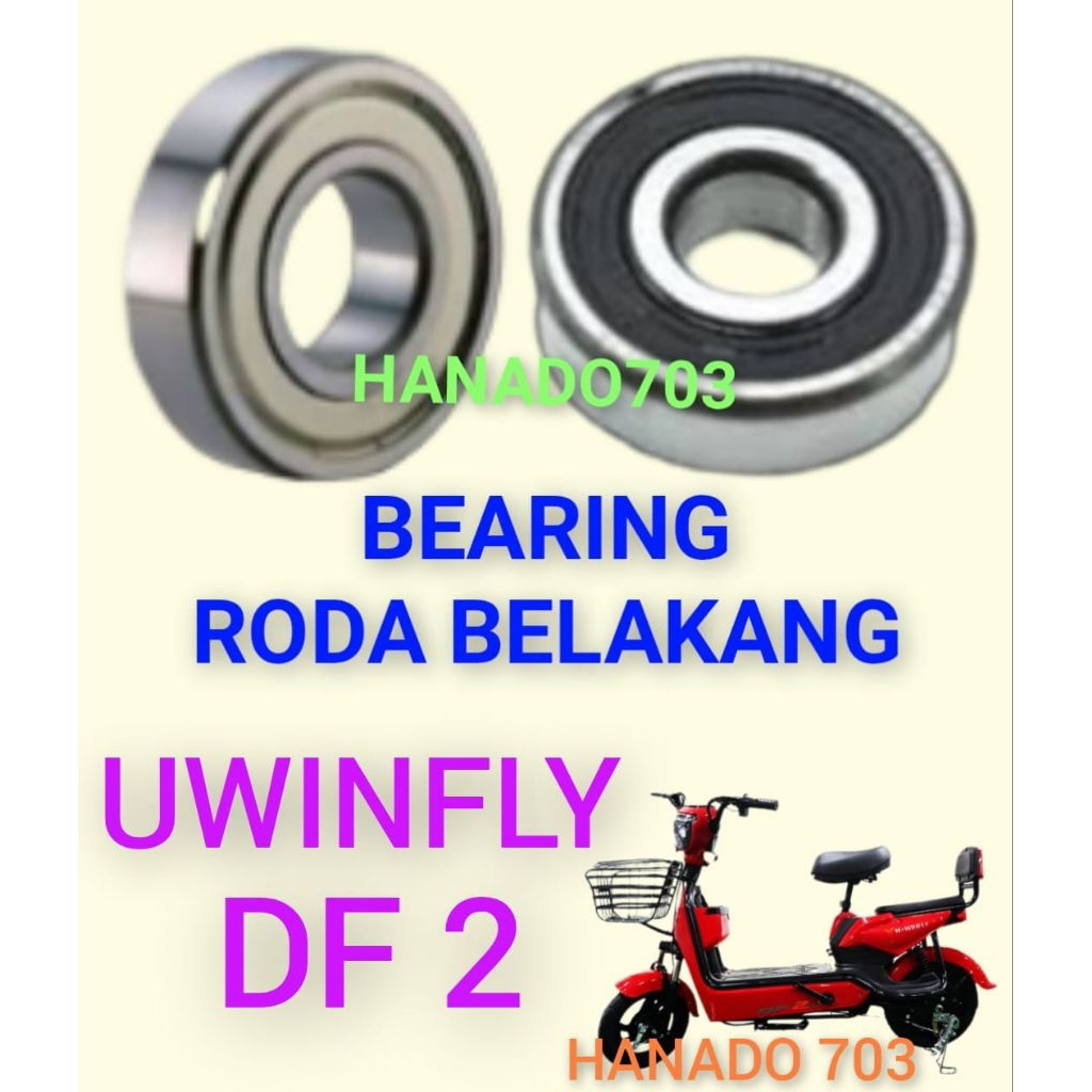 bearing roda belakang sepeda listrik uwinfly DF2 laker klahar roda dinamo belakang sepeda listrik uw