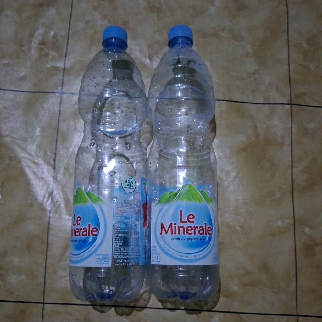 BOTOL LE MINERALE 1,5 LITER BEKAS