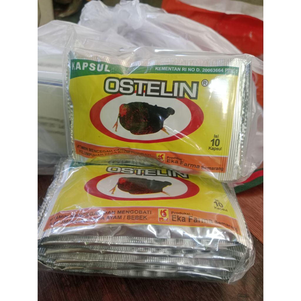 Ostelin Obat Ayam/Bebek Lumpuh 10kapsul