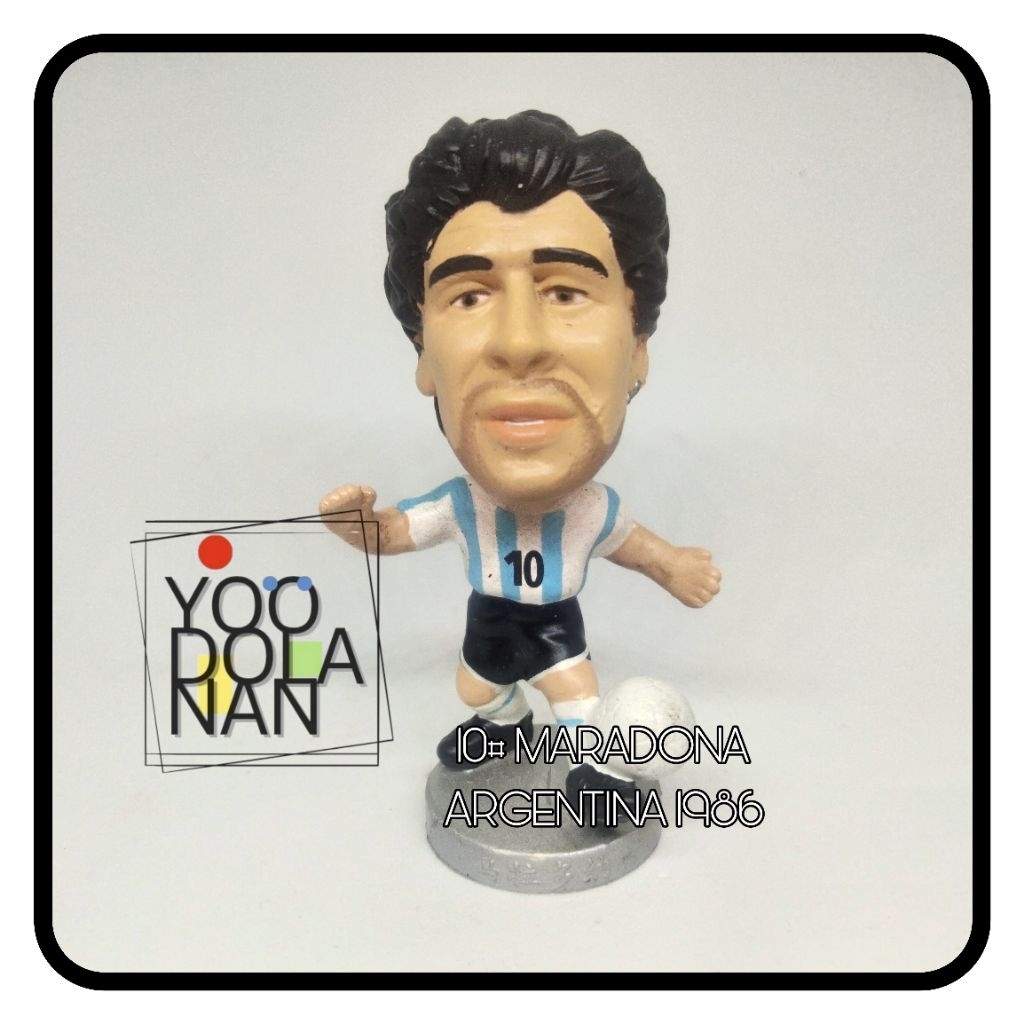 10# MARADONA - ARGENTINA 1986 POCKET SPORTS CORINTHIAN FIGURE PEMAIN BOLA