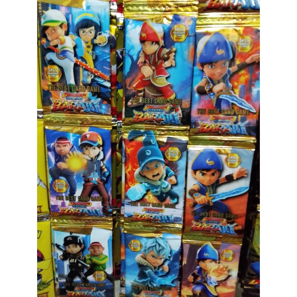 kartu bobooboy baraju/trading card boboiboy/kartu boboiboy galaxy