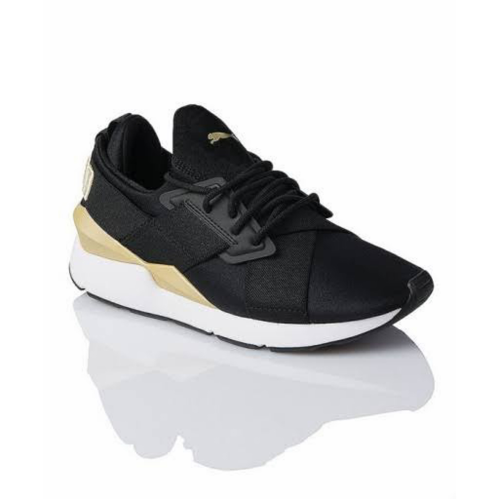 pl like new ori PUMA MUSE X-2 metallic women shoes insole 24,5cm NEGO