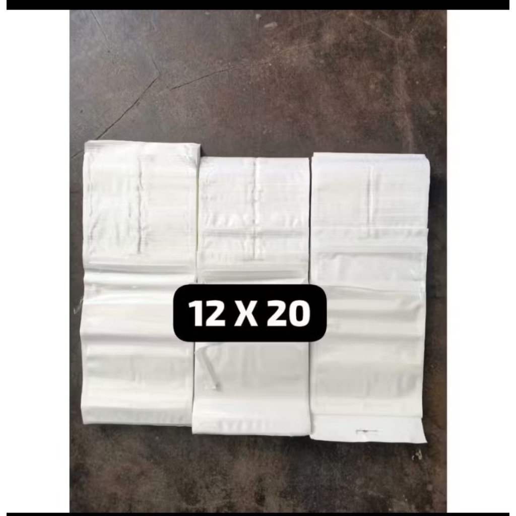100 pcs plastik klip ziplock/ plastik putih susu/ plastik kedap udara