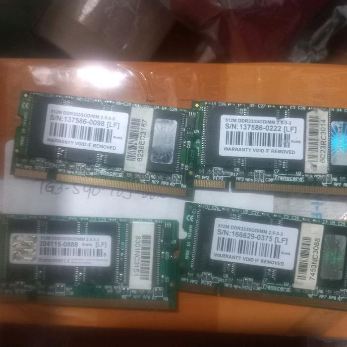 Memory RAM SODIMM DDR1 512MB PC-2700