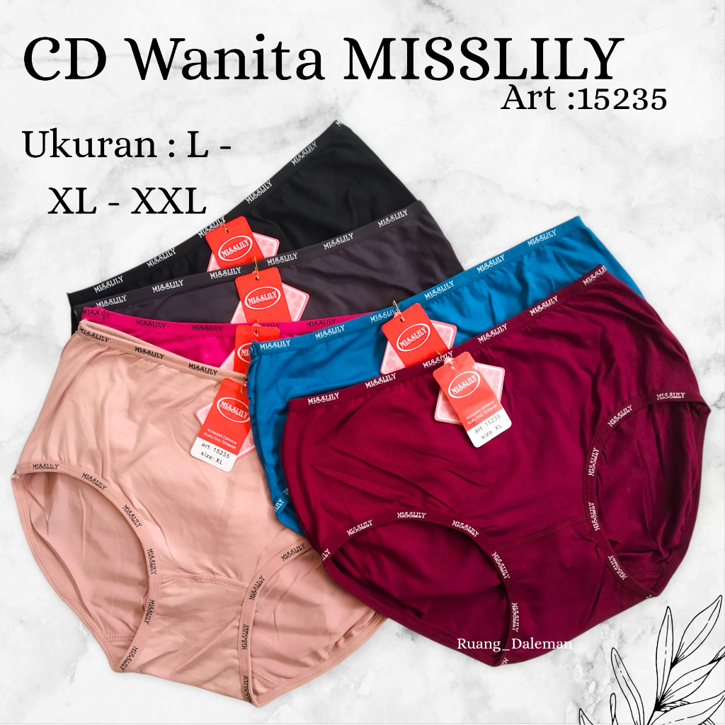 (GROSIR) CD MISSLILY 15235, CELANA DALAM WANITA, CD WANITA DEWASA ,MISSLILY 15235
