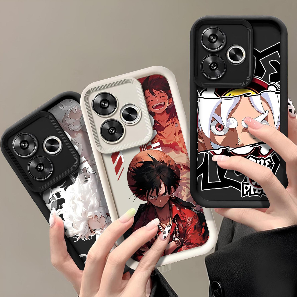 Softcase Rubber Redmi 13 13x - Case Timbul Redmi 13 13x - pelindung hp Redmi 13 13x - Casing Hp Redm