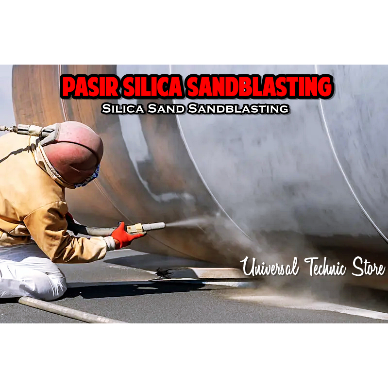 Pasir Silika Sandblasting / Pasir Silica Sandablasting Media Abrasif / Silica Sand Sandblasting Besi