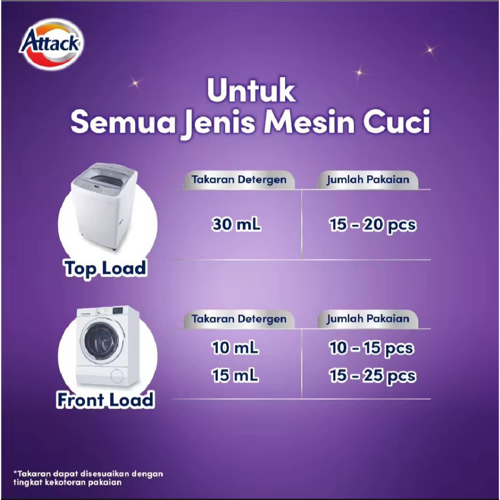 Attack plus Softener Detergent Cair Liquid Sparkling Lychee Berry 1200 ml