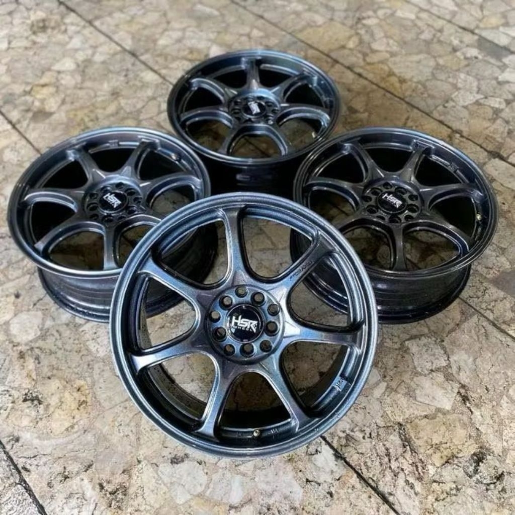 Velg Mobil Second Racing HSR ARU Ring 17 Lubang 5x100/114,3 Et35