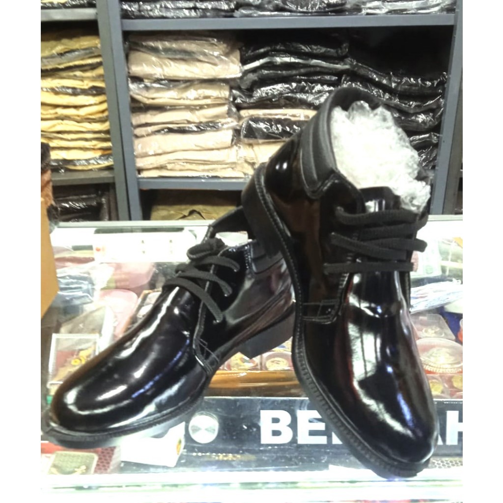 SEPATU PDH POLRI KULIT ASLI