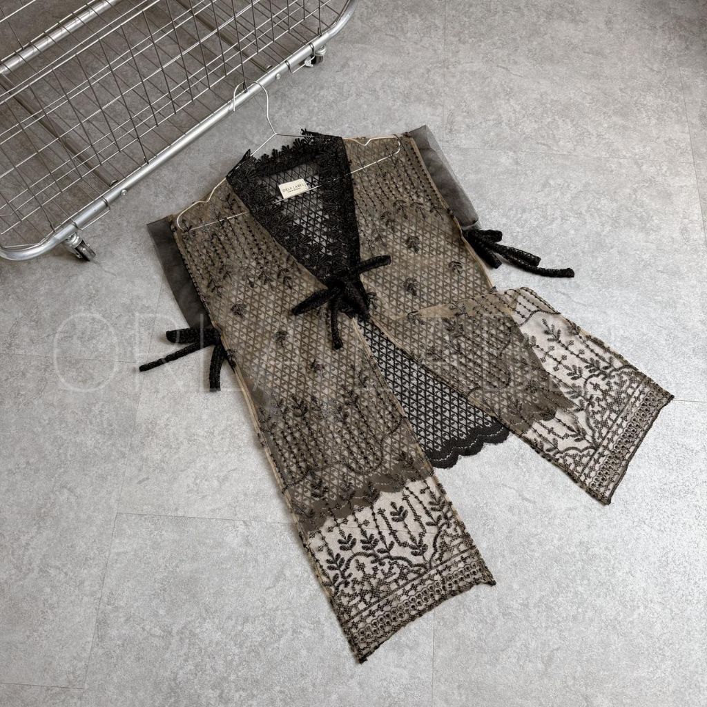 ORLA LABEL Shae Brokat  READY STOCK | batik vest | outer batik kekinian | kondangan | vest kondangan