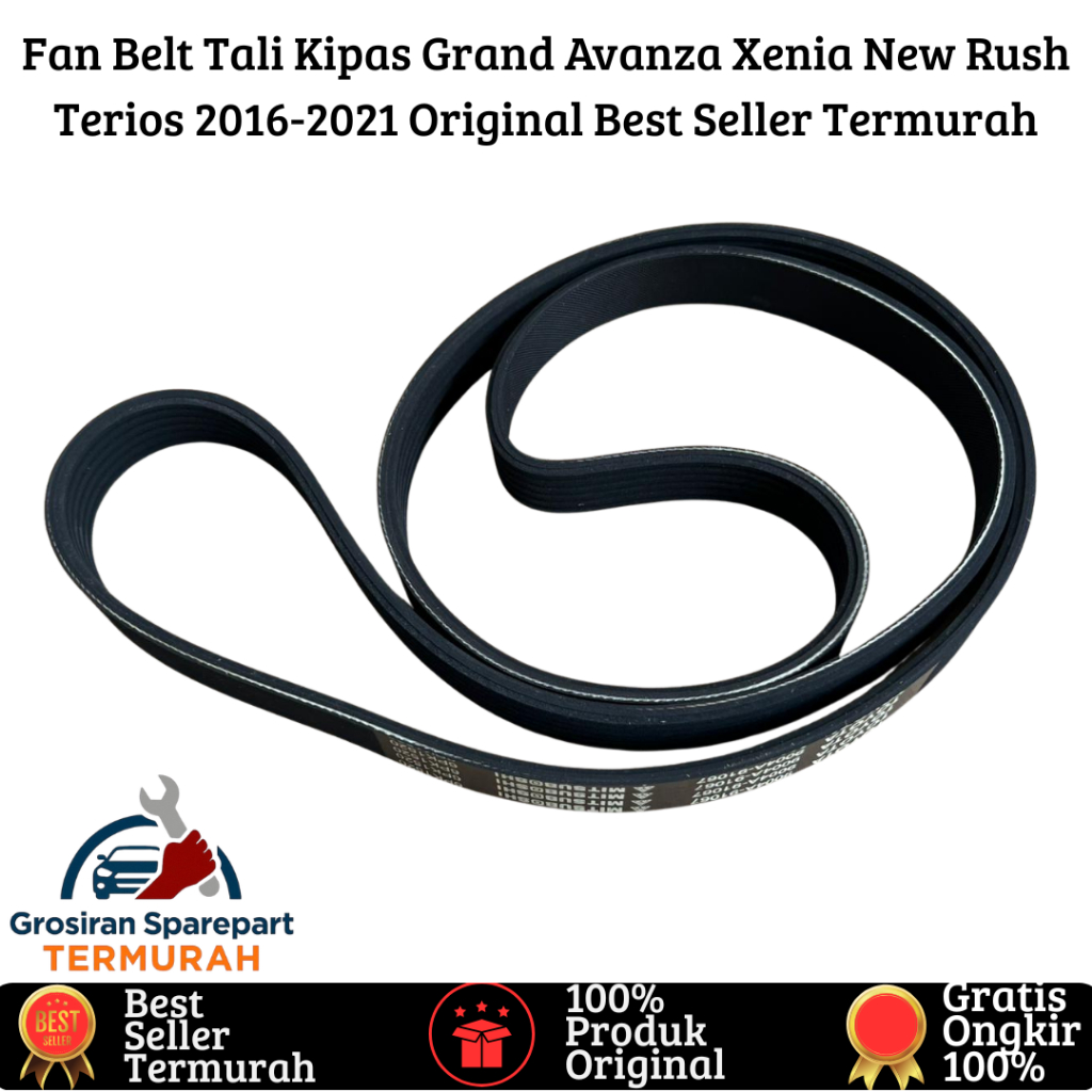 Fan Belt Tali Kipas Grand Avanza Xenia New Rush Terios 2016-2021 Original