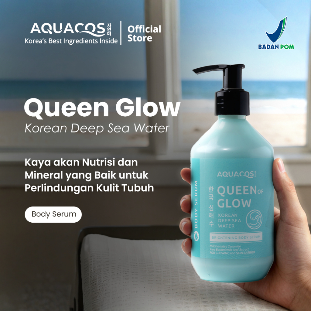 Aquacos Whitening Body Lotion Serum Queen Of Glow Body Serum Melembabkan Kulit Tangan Wanita Terlari