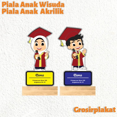 Piala Wisuda Sekolah Piala Wisuda Anak Plakat Wisuda Anak Plakat Wisuda Anak Akrilik Piala Wisuda PA
