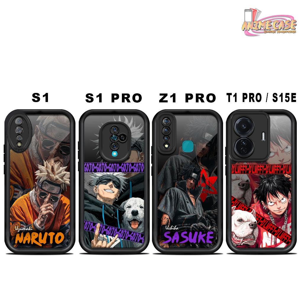Softcase glossy VIVO S1 S1 PRO Z1 PRO T1 PRO 5G Casing Case Hp Silikon Protek kamera ANIME1