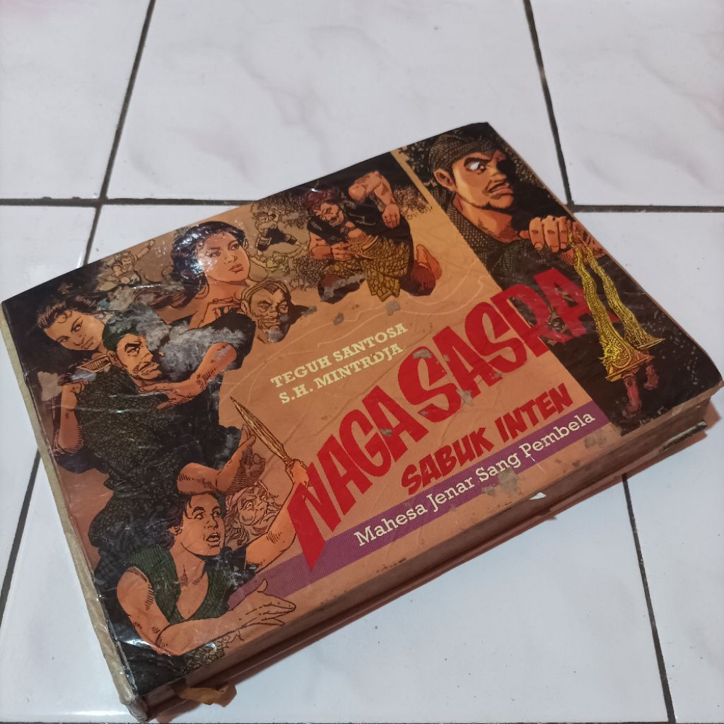 Vintage Buku Komik Silat Naga Sasra Sabuk Inten Karya Teguh Santosa Tamat