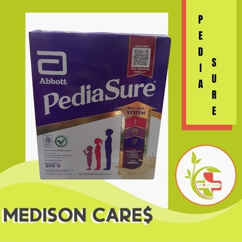 pediasure susu 200 gr | kotak 200 gr kecil