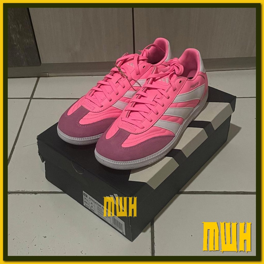 MWH futsal freestyle indoor beckham predator pink shoes sepatu size 43