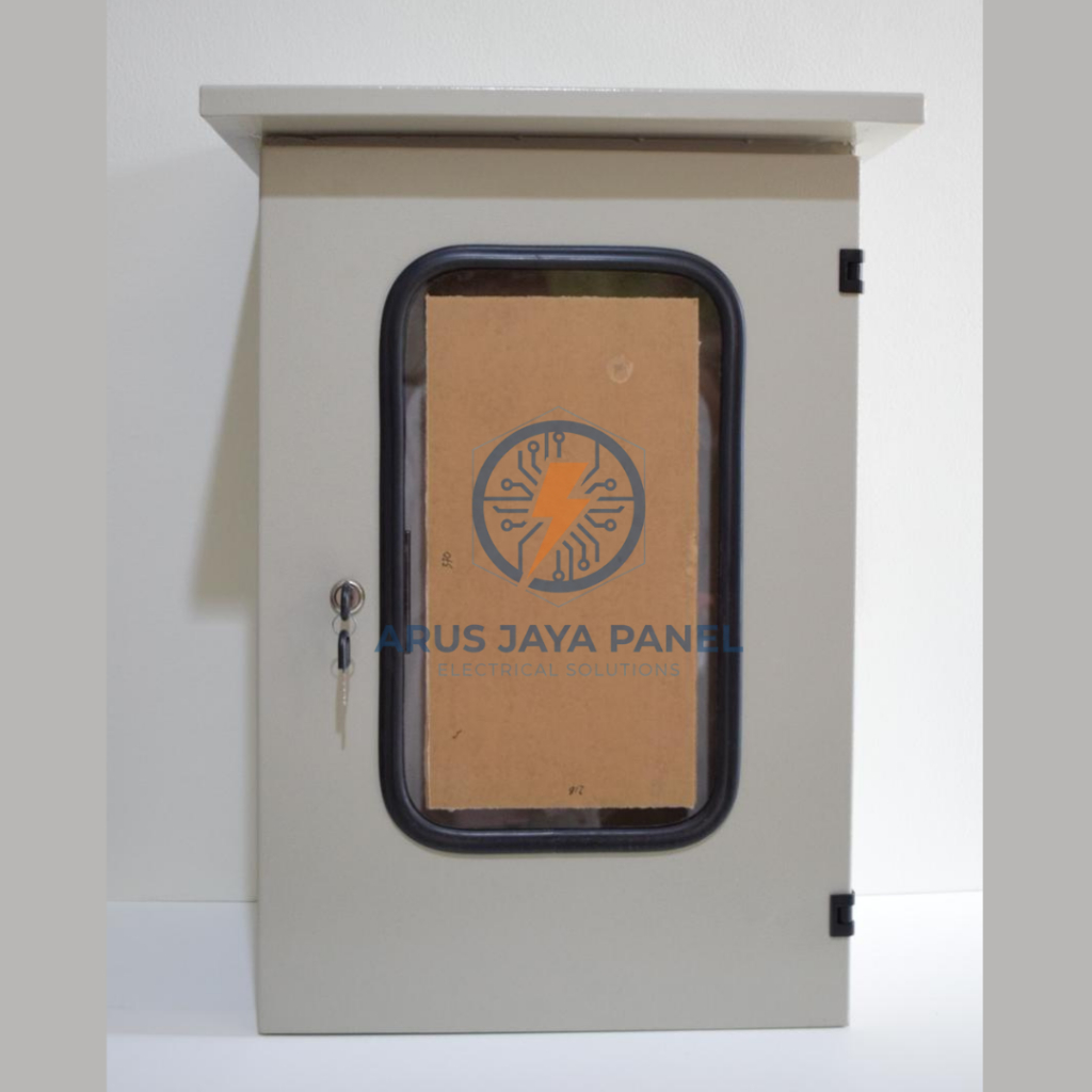 Box Panel Listrik Double Door Topi 40x60x27cm Plat 1,5mm - IP65 Powder Coat