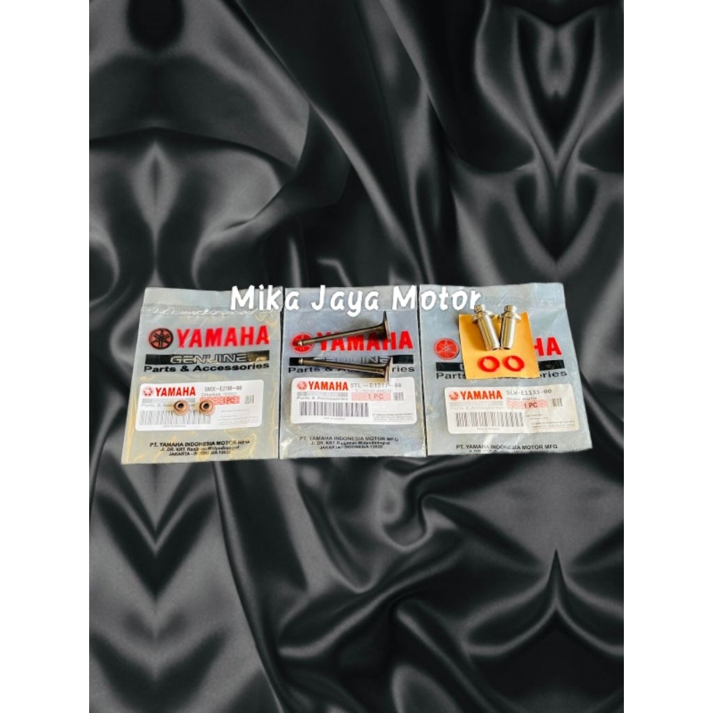 Klep set IN EX+Bosh Botol klep+Sil klep 5TL Yamaha Mio lama,Mio sporty,Mio smile,Soul karbu,Fino kar
