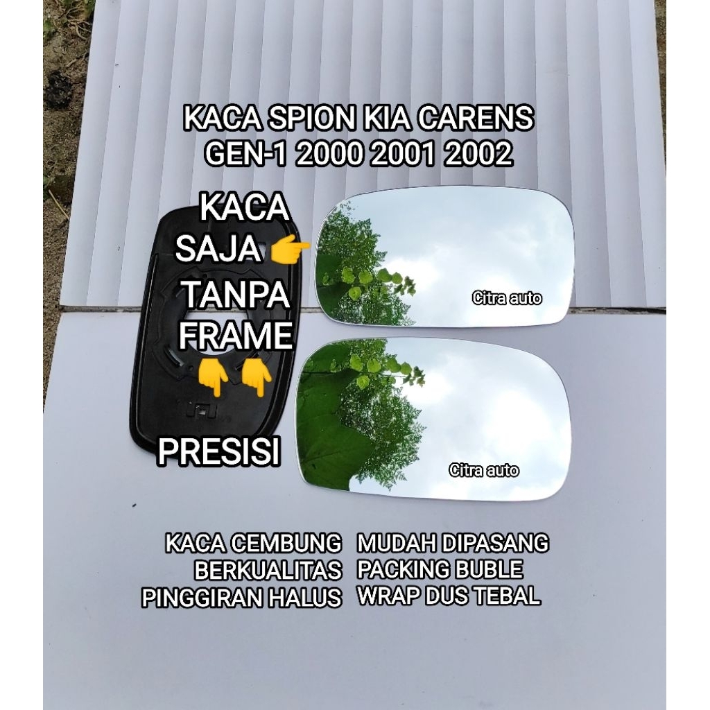 Kaca Spion Kia CARENS 1 thn 2000 2001 2002 Sepasang Kanan Kiri