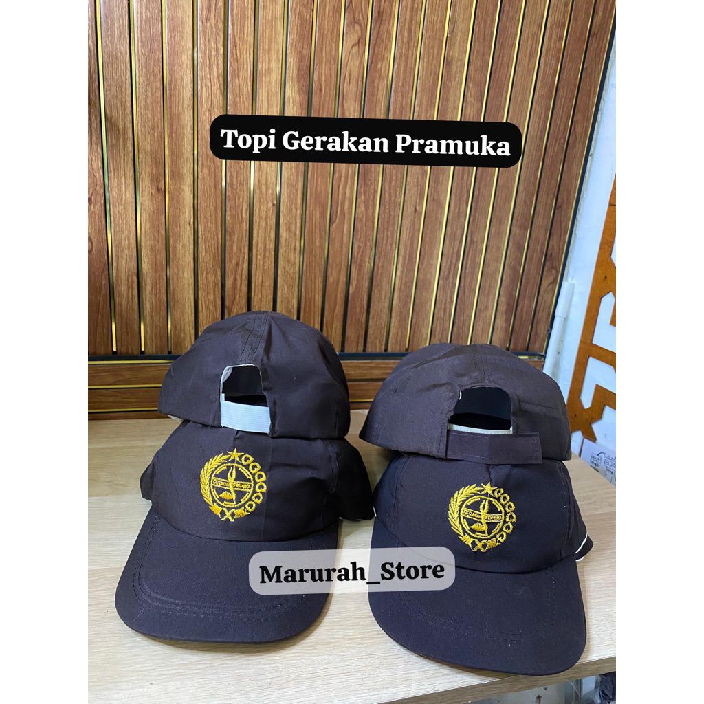 Topi Sekolah Gerakan Pramuka -Topi SD Pramuka -Topi Pramuka -Topi Scout pramuka