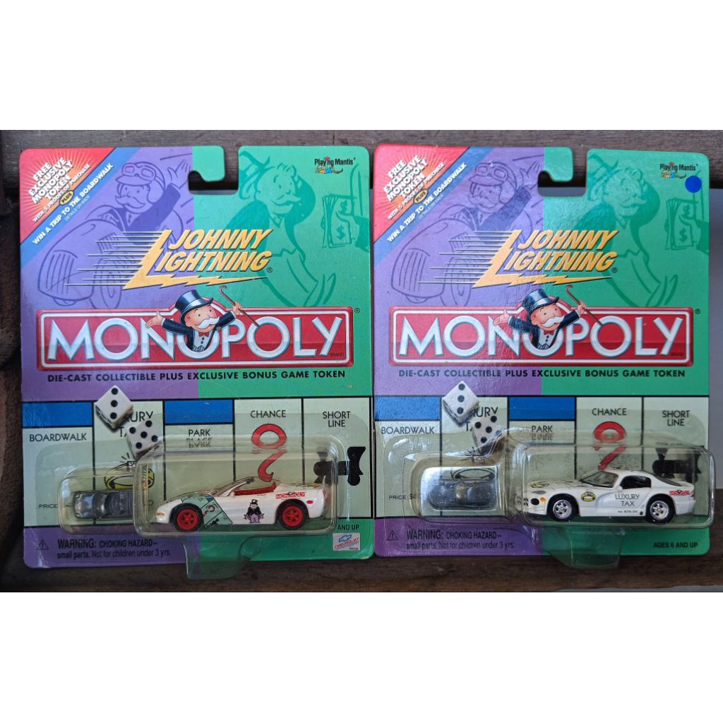 Johnny Lightning diecast Corvette dan Viper