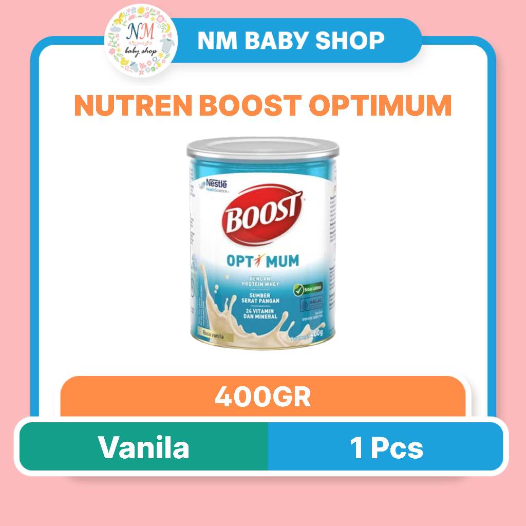 NUTREN BOOST OPTIMUM 400GR SUSU DEWASA VANILA 400 GR SSKL NM