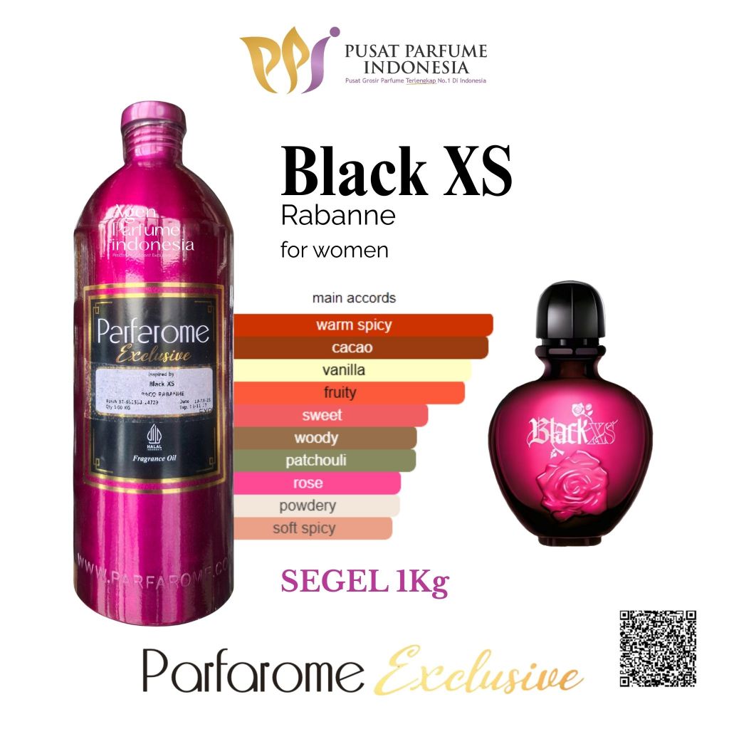 BLACK XS | By PARFAROME EXCLUSIVE | Segel 1Kg