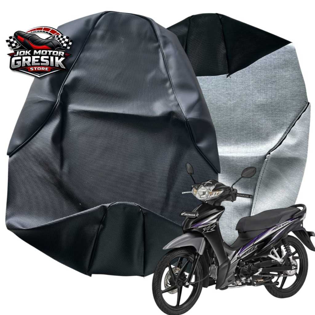 kulit jok motor REVO 110/tersedia 2 bahan/standart motor revo