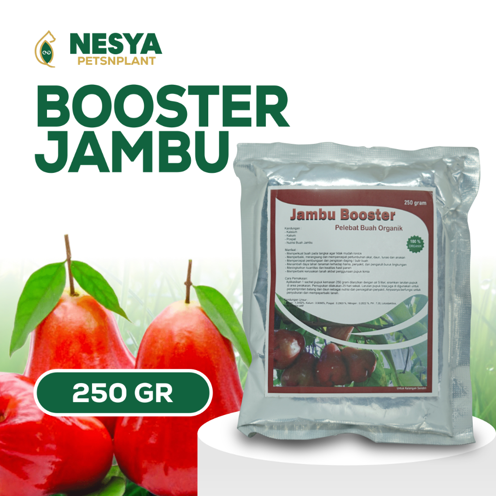 Pupuk Ampuh Booster Jambu Perangsang Buah Anti Rontok - Pupuk Buah