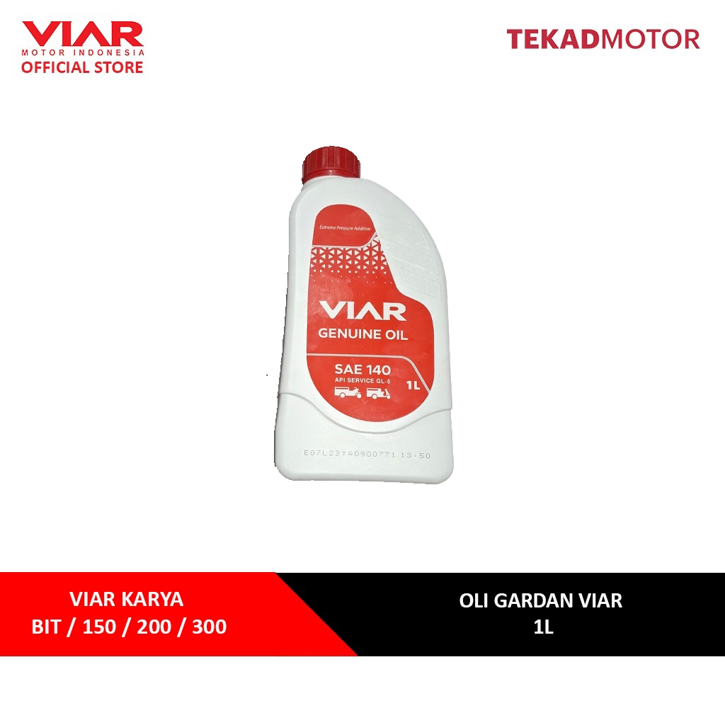 Oli Gardan Viar 1L Viar Karya Bit / 150 / 200 / 300 Original Viar