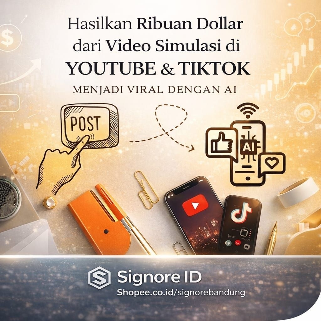 Menghasilkan Ribuan Dollar dengan Membuat Video Simulasi di YOUTUBE dan TIKTOK -  Signore