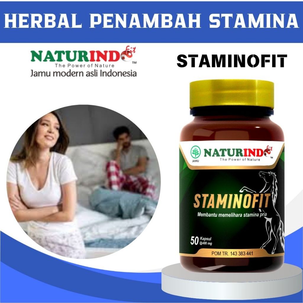 Naturindo STAMINOFIT Obat Herbal Stamina Pria