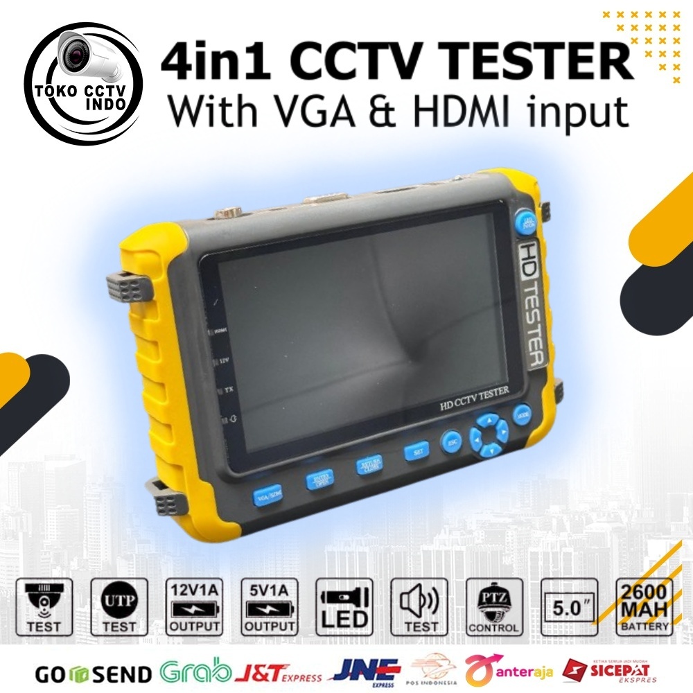 CCTV Analog Tester 4in1 HDMI VGA Input