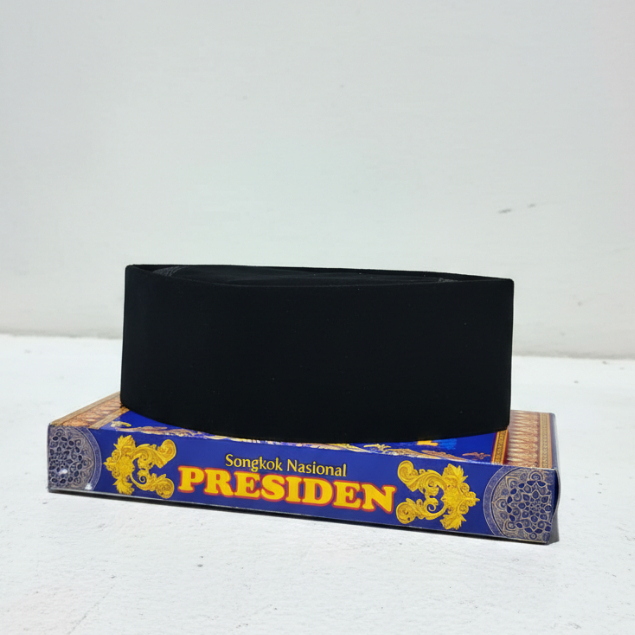 Peci Hitam Polos Presiden /  Kopiah Hitam / Songkok Hitam / Songkok