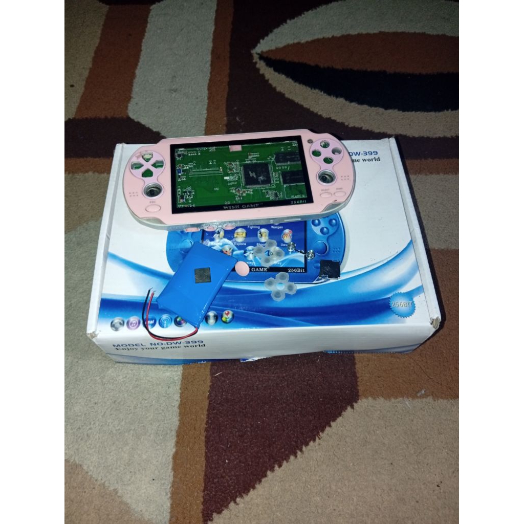 Gameboy PVP HD 399DW mati mesin rusak bekas