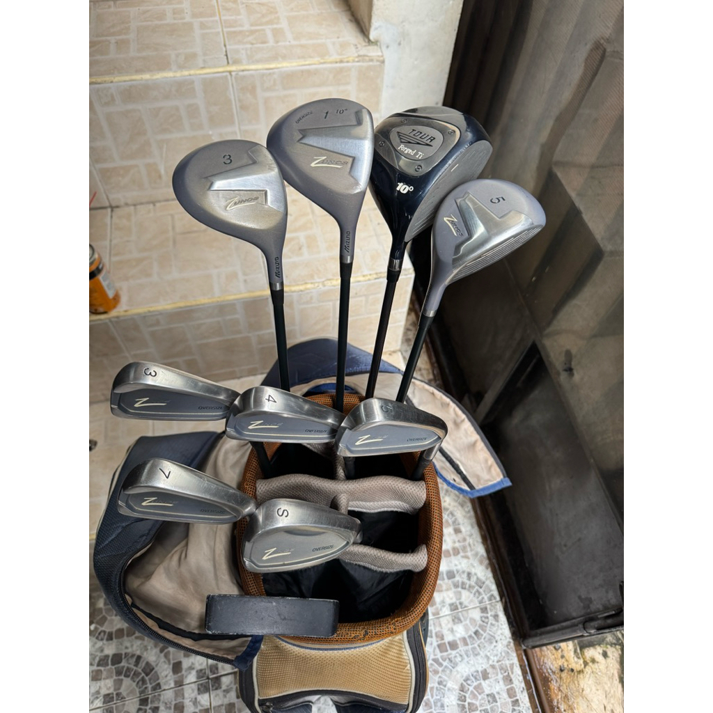 set stik golf mizuno zunios siap pakai