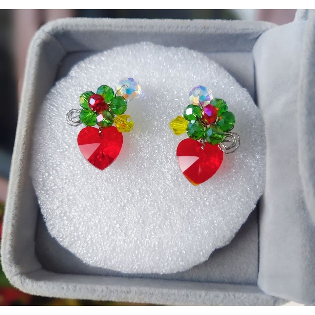 Anting swarovski