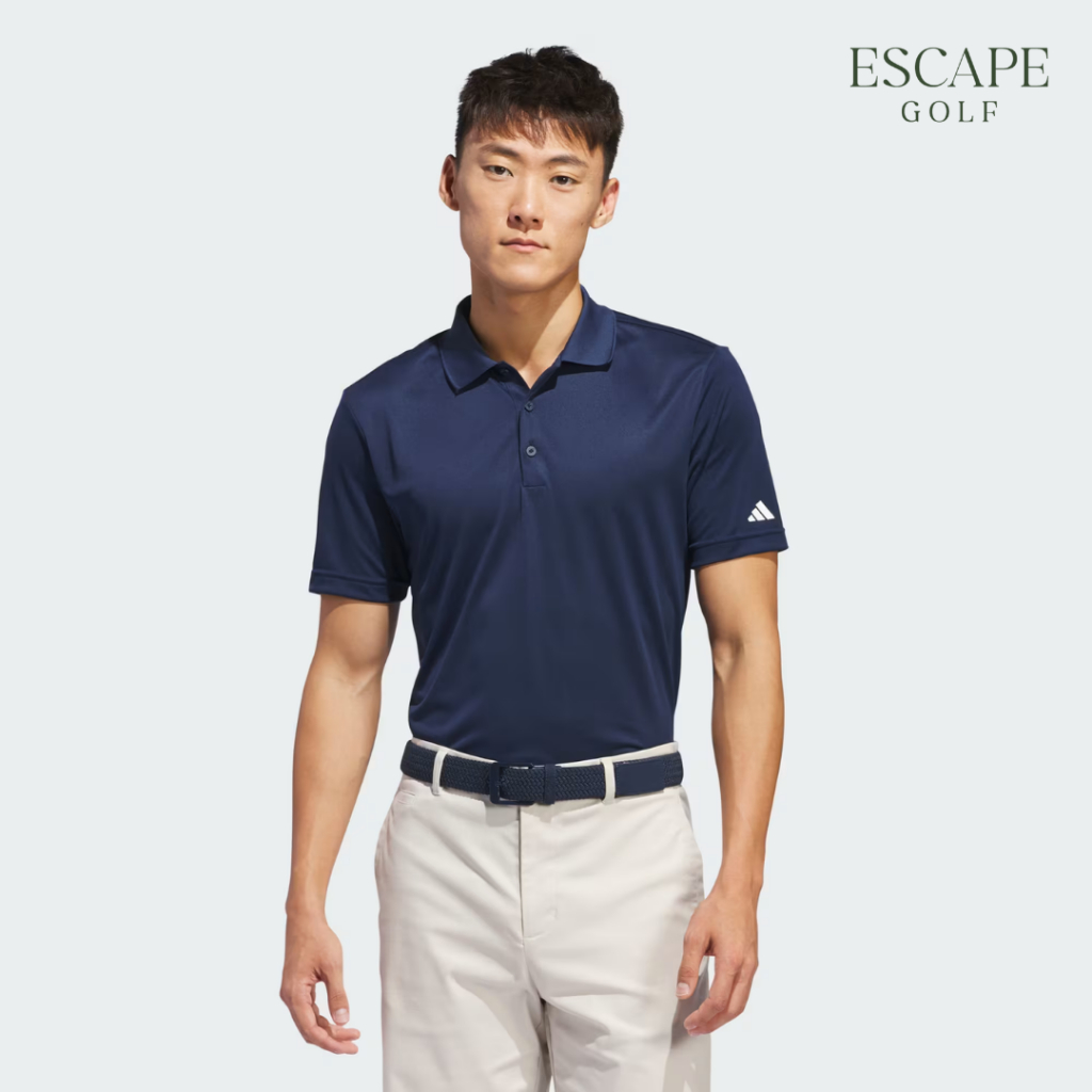 Kaos Polo Golf Adidas Biru Tua | Core Adidas Performance Primegreen Polo Shirt