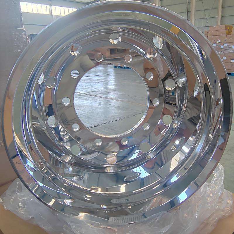 Factory Wholesale New 10 Hole 7.5-22.5/8.25-22.5/9.0-22.5 Bright Alloy Howo Trailer Truck Wheels Rim