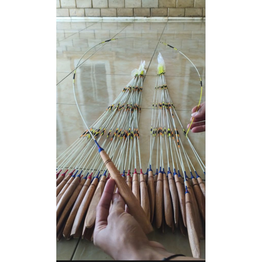 joran fiber lentur cocok buat mikrofishing panjang 120cm